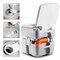 Serenelife 5.2 Gal Portable Camping Toilet For Adults, 100+ Flushes, Porta Potty Camp Toilet with Detachable SLCATL320 - alternate 4